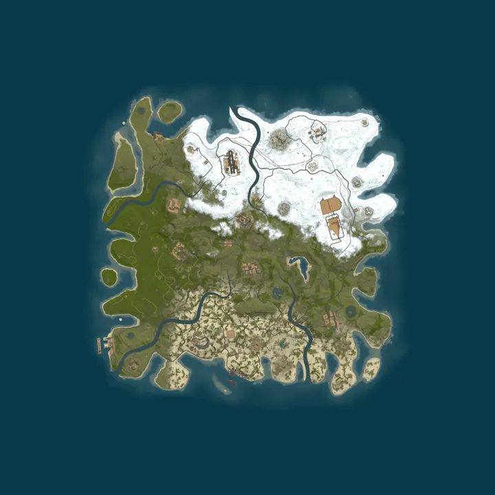 Map of Rust Server
