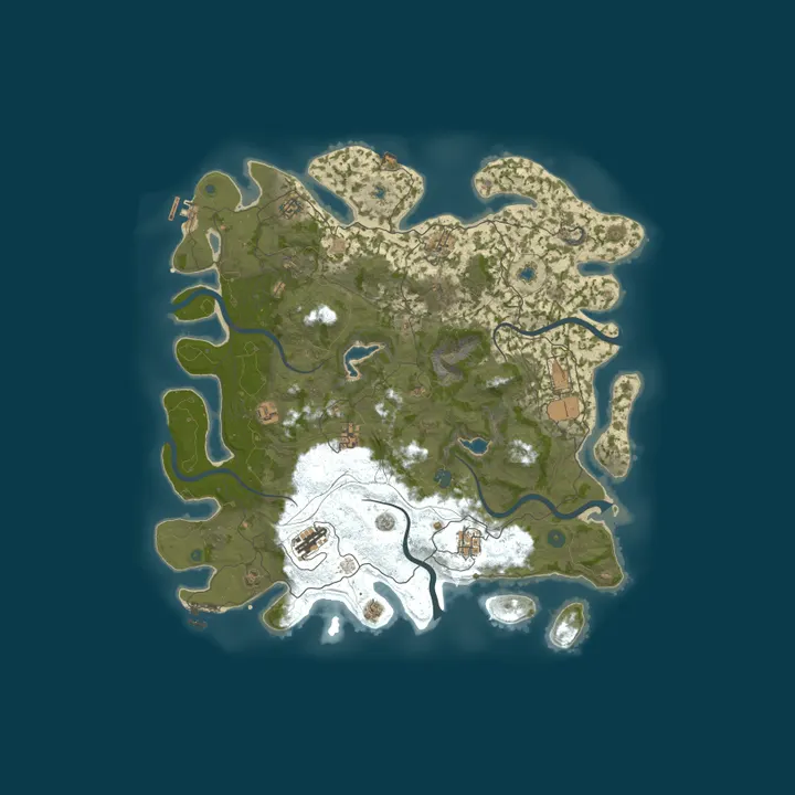 Map of Rusty Texas