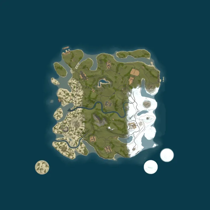 Map of US|AndysolAM 20x No BPs |PVP|Shop|Loot+|Kits|Raid+|MyMini|Skinb