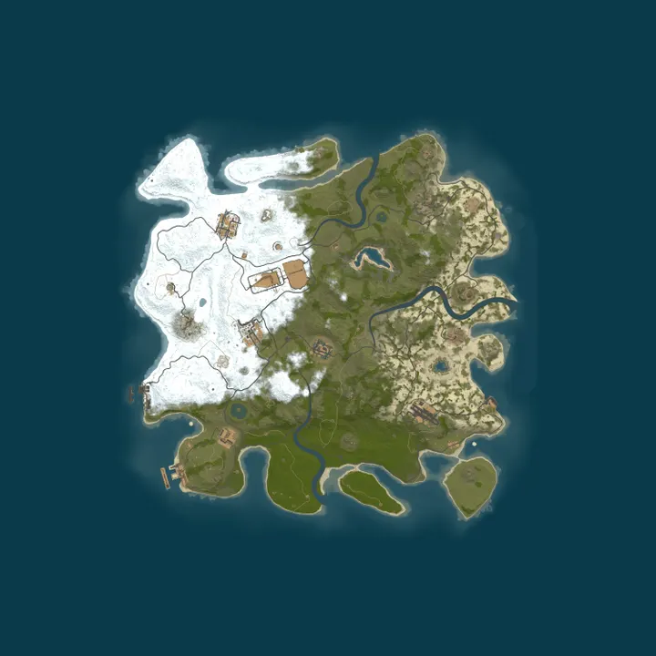 Map of BattleGrounds 2X Solo/Duo