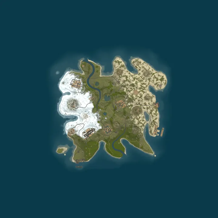 Map of A rust server