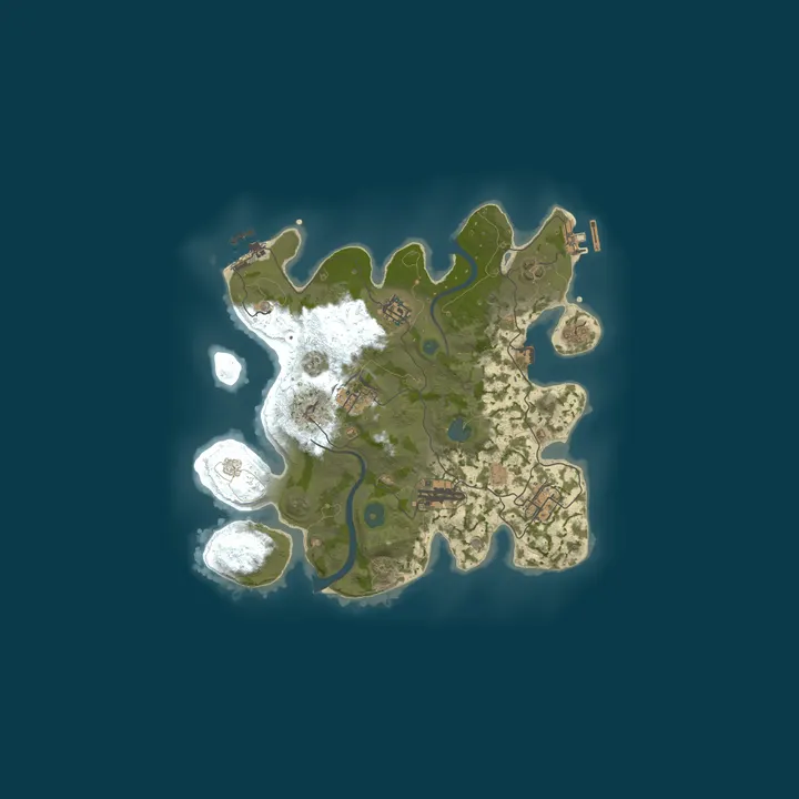 Map of 2X | The NODE Network | Rust Server | thenodenetwork.com