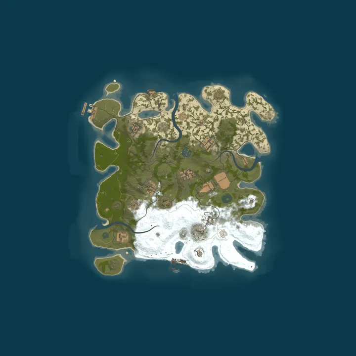 Map of [EU]NoLifeRust 2x Solo/Duo/Trio/LootX2/No Bp Wipes