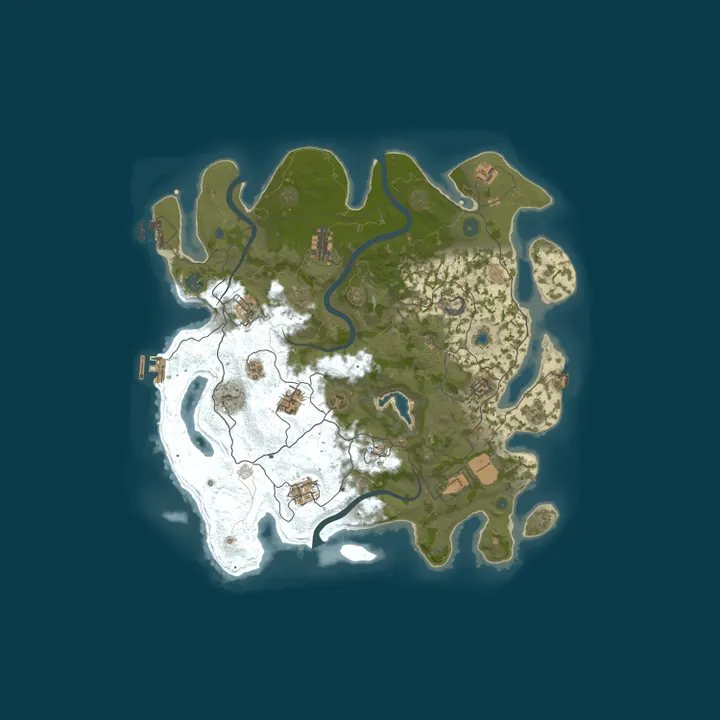 Map of isRusty.net [Solo Only] - 3X | Events | Offline Raid Protection