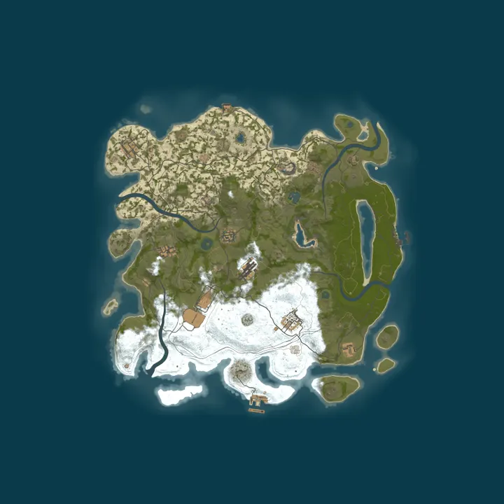 Map of BLOODSHED RUST X2 [Max 3] |No Tech Tree|Wipe 22.10