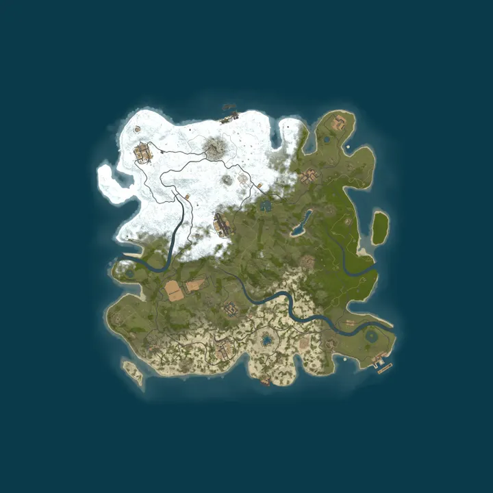 Map of  Hardcore (Not yet finished construction)