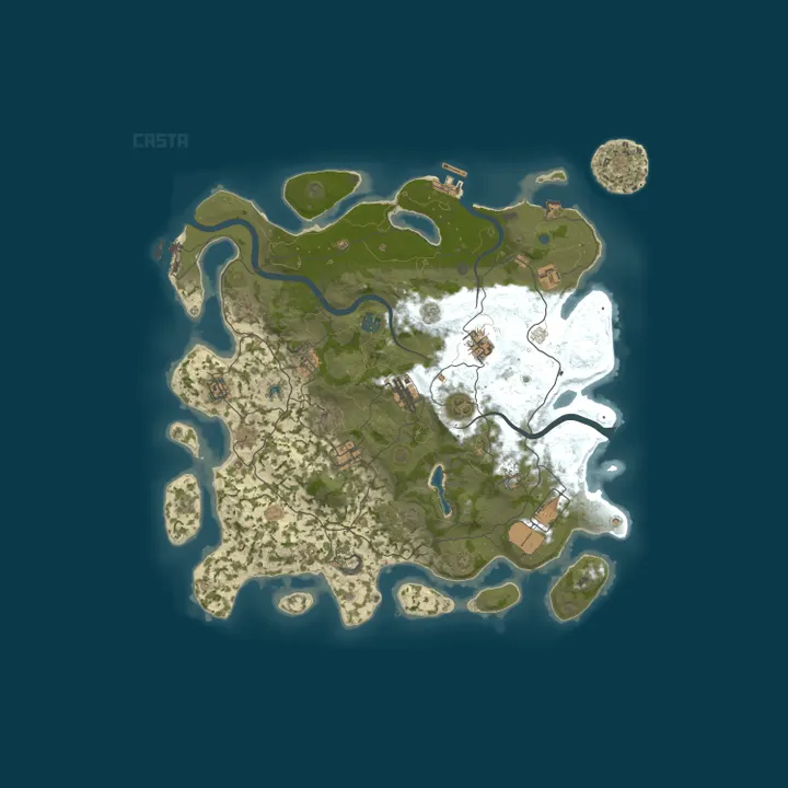 Map of Rust Casta Max3 [X3/X6|TP|KIT|RPG]