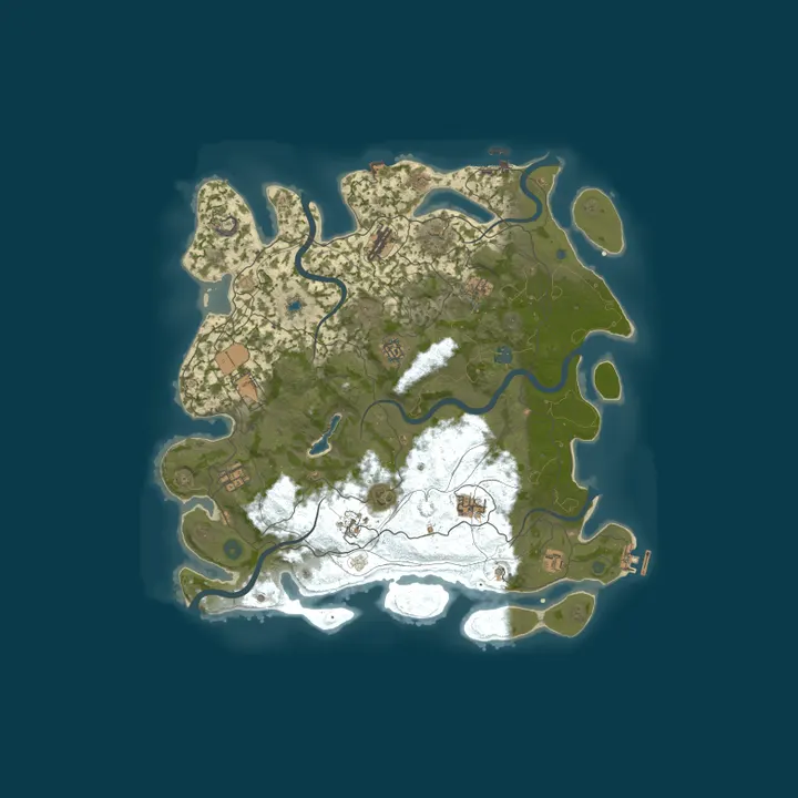 Map of Mad Science Reborn | PVE | 2X+ | Raidable Bases | Bosses