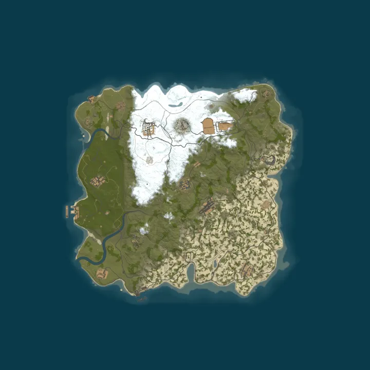 Map of My Untitled Rust Server