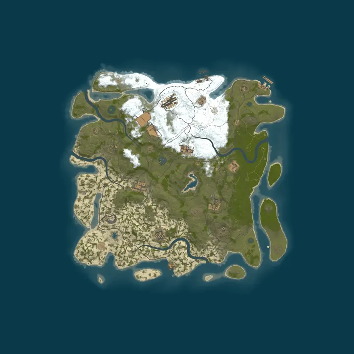 Map of MEGA RUST  X2