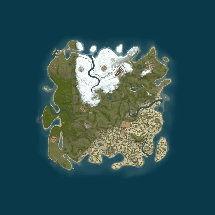 Map of #1 RUS-T PVP Friday WIPE Weekly КЛАССИКА X1