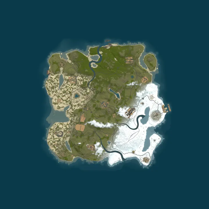 Map of [EU] WizzRust 1x Solo/Duo | Noob Friendly | Wiped 22/10