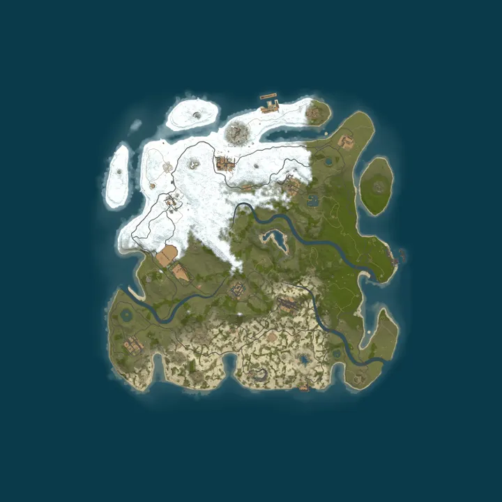 Map of [US] AshRust 3x Monthly Max 5 | QoL/Loot+ | Full Wiped