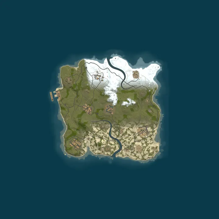 Map of Zuujis Rust Server | 10X