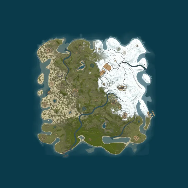 Map of Aqua Rust | Server has migrated