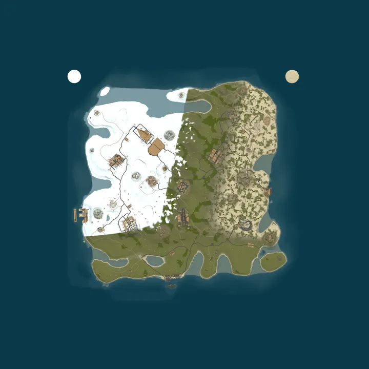 Map of Apex Rust - EU 10X Max 6 | Clans | Kits | Events