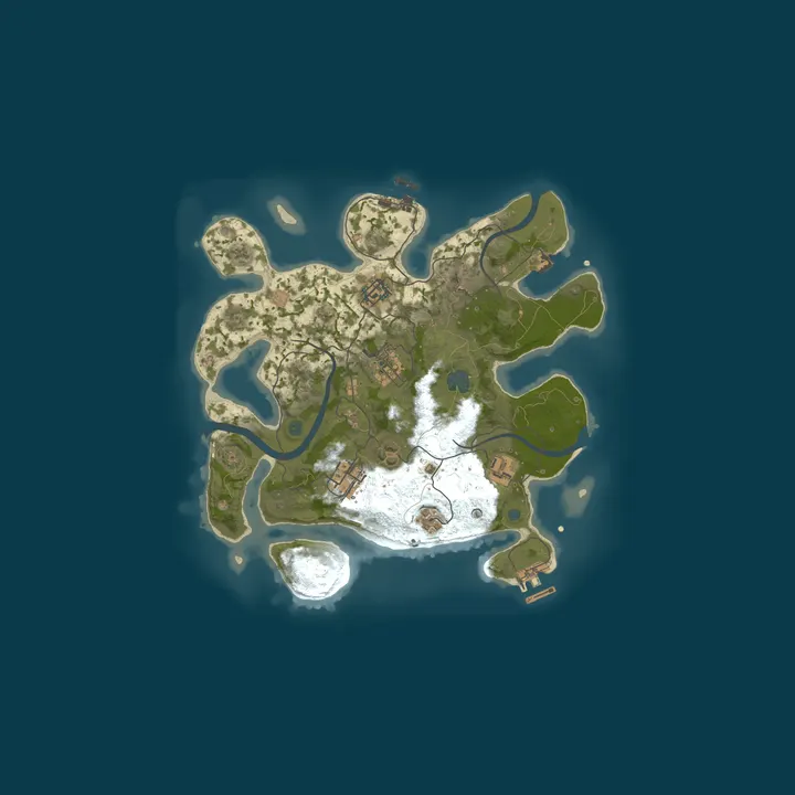 Map of J Rust Server