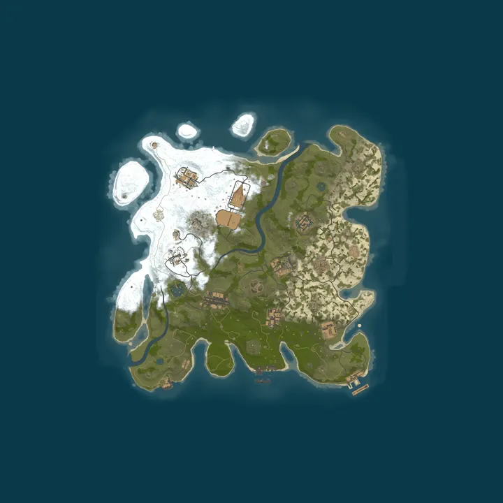 Map of Haven-Rust TEST SERVER