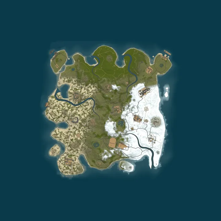 Map of Rust Server by nitrado.net